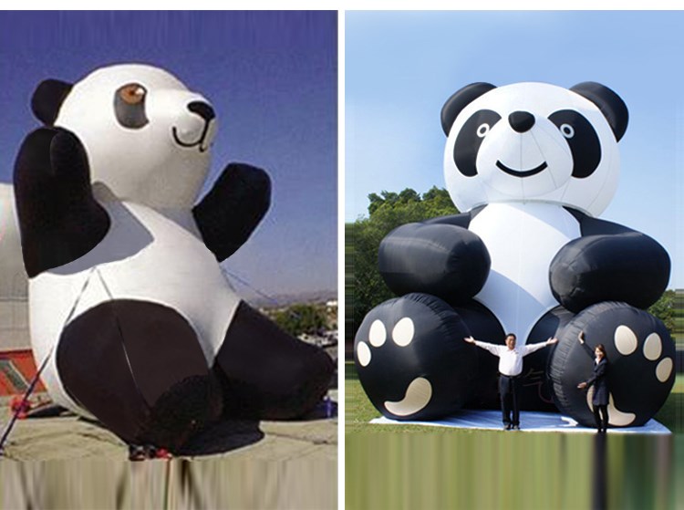 荔波充气熊猫展示